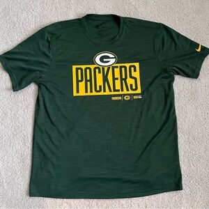 Nike Dri-Fit NFL Green Bay Packers Men's  t-shirt sz Large